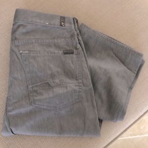 Men’s seven bootcut gray pants